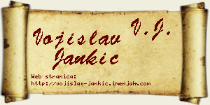 Vojislav Jankić vizit kartica